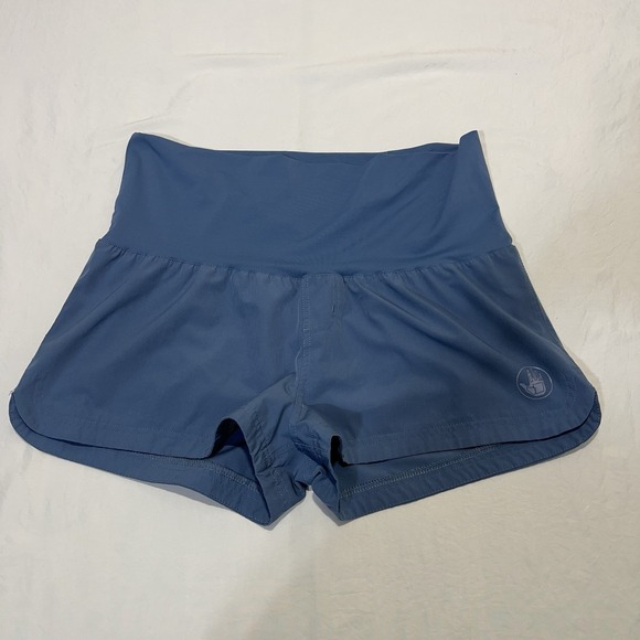 Body Glove Women's Blue Active Swim Shorts Size L High Waist Excellent Condition - Picture 1 of 9